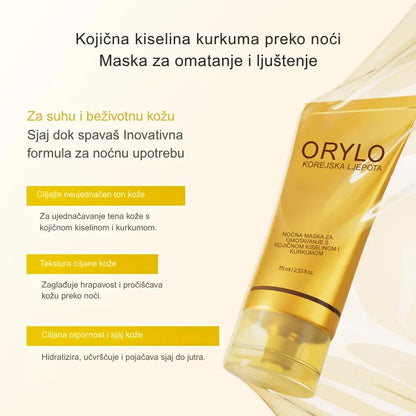 Maska s kojičnom kiselinom i kurkumom